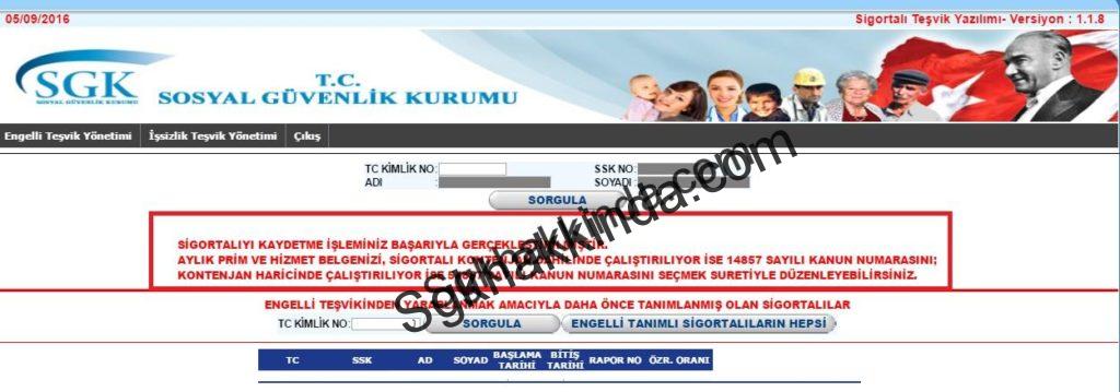 engelli teşvik7 1024x359 - E-Bildirge engelli teşvik y&ouml;netimi nedir?