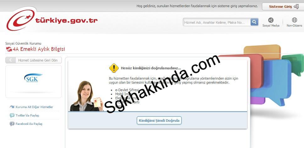 emeklilik - Emekli Maaşı Sorgulama 4/A