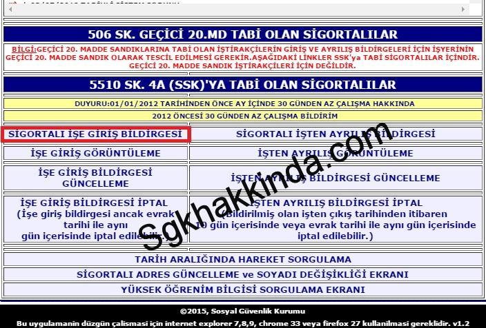 E GİRİŞ - İşe giriş bildirgesi nasıl düzenlenir?