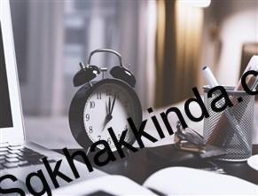 Çalışma saatlerinin değiştirilmesi